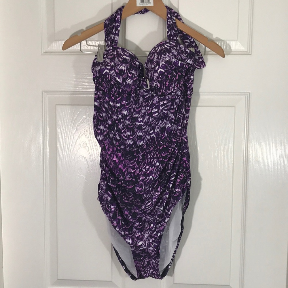 NWT Love Your Assets Halter Bathing Suit